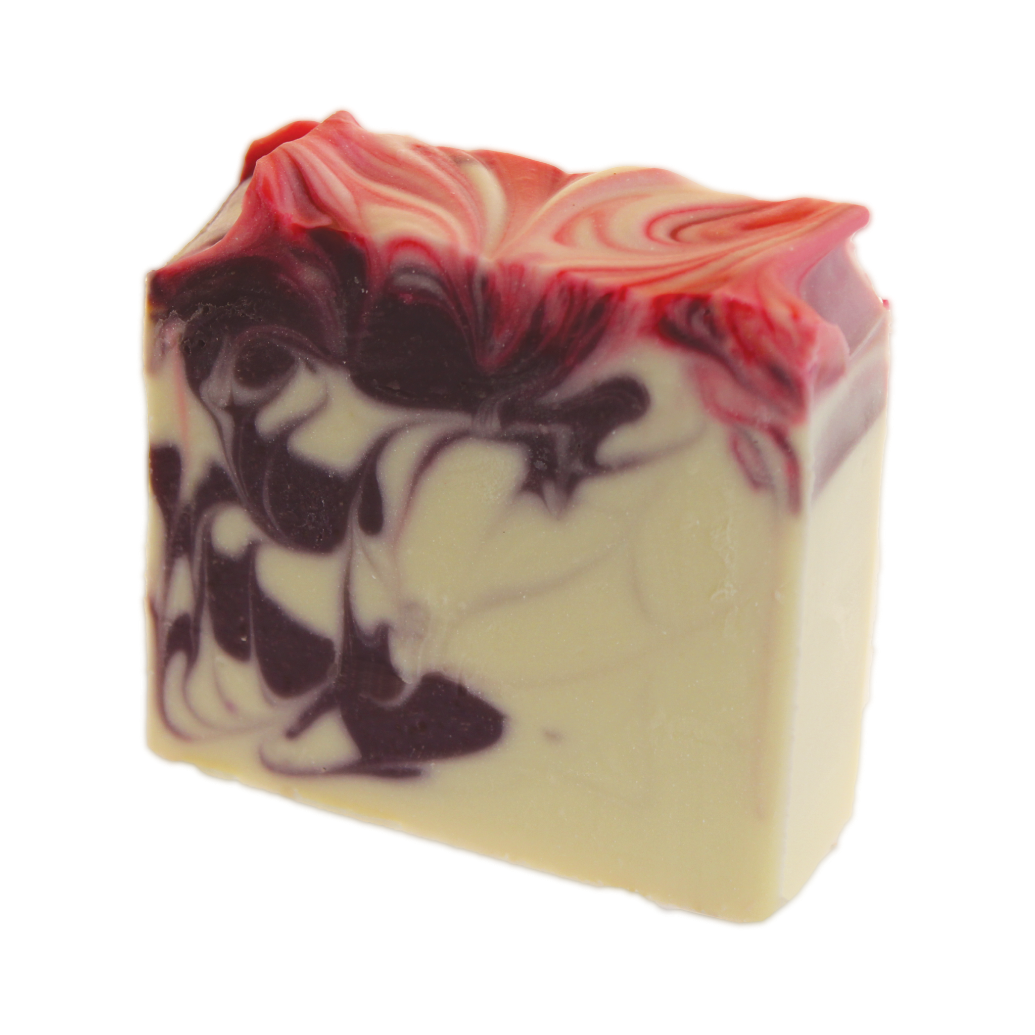 Goat's Milk Peppermint Body Soap with swirled design