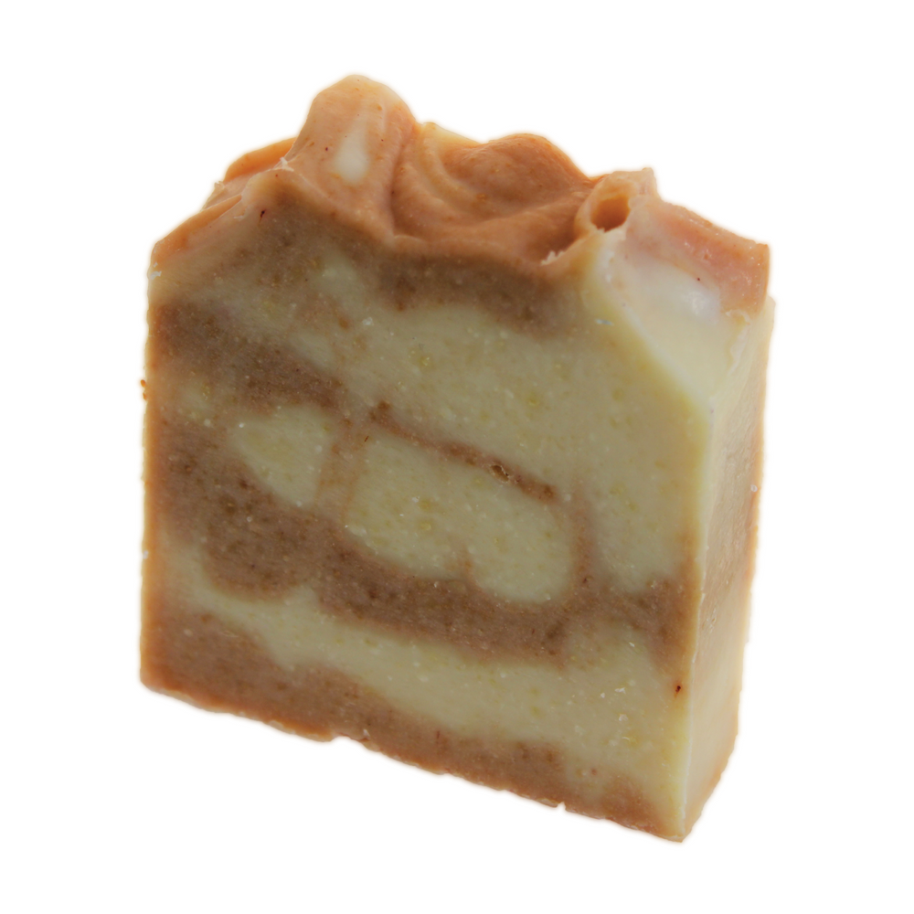 Rosemary Cedar & Clay Goat's Milk Soap with French red clay and essential oils.