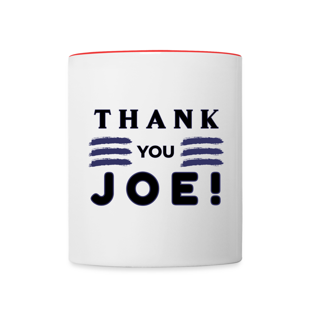 Thank You Joe! Mug - white/red