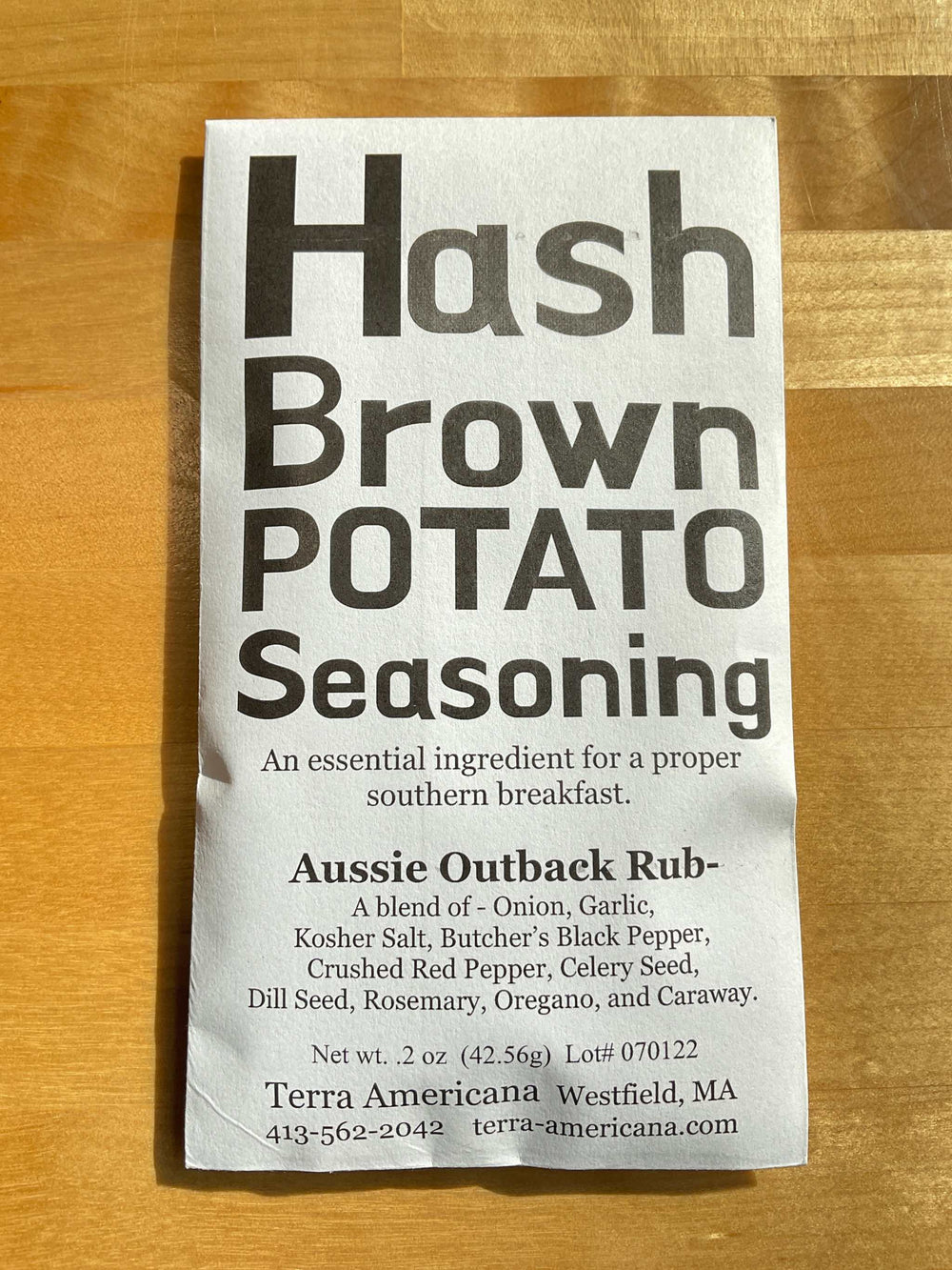Hash Brown Potatoes Seasoning